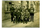 фотография, Царская Россия, группа офицеров на фотометрических курсах, начало 20-го века, 17.2 x 12....