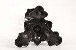 candle-holder, "a Flower" (shape by P. Kuznetsov), cast iron, h 25 cm, weight 612.90 g., Russia, Kas...