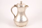small teapot, silver, 84 standard, 509.80 g, h 19.3 cm, workshop of Pavel Ovchinnikov, 1878, Moscow,...