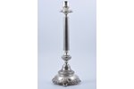 candlesticks, silver, Szekman (2 pieces), 84 standard, 390.1+408.5 g, silver stamping, h 39 cm, the...