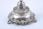 candlesticks, silver, Szekman (2 pieces), 84 standard, 390.1+408.5 g, silver stamping, h 39 cm, the...