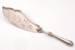 cake server, silver, 84 standard, 79.40 g, 30.8 cm, the end of the 19th century, Riga, Russia...