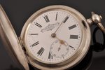 kabatas pulkstenis, "Georges Favre Jaсot", Šveice, 19. un 20. gadsimtu robeža, sudrabs, 84, 875 prov...