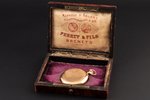 pocket watch, "Perret & Fils", in a case, Switzerland, the 20ties of 20th cent., gold, 585 standart,...