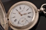 карманные часы, "Perret & Fils", Швейцария, рубеж 19-го и 20-го веков, серебро, 84, 875 проба, (общи...