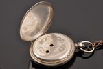 pocket watch, "Perret & Fils", Switzerland, the border of the 19th and the 20th centuries, silver, 8...