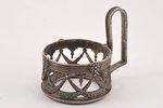 tea glass-holder, silver, 84 standart, 1908-1916, 164.30 g, "Fabergé", Moscow, Russia, Ø (inner) 6.5...