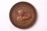 настольная медаль, Рамкауское Сельскохозяиственное общество, Латвия, Российская Империя, начало 20-г...