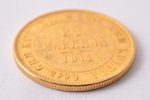 20 markas, 1911 g., L, zelts, Krievijas Impērija, Somija, 6.45 g, Ø 21.4 mm, AU...