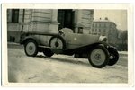 фотография, Латвия, Рига, легковой автомобиль, 20-30е годы 20-го века, 14 x 9 см...