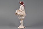 figurine, Rooster (vase), porcelain, Riga (Latvia), sculpture's work, handpainted by Antonina Pashke...
