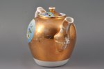 teapot, porcelain, M.S. Kuznetsov manufactory, Riga (Latvia), Russia, the border of the 19th and the...