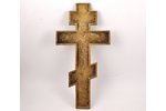 krusts, Kristus Krustā Sišana, bronza, 2-krāsu emalja, Krievijas impērija, 20. gs. sākums, 38.2 x 19...