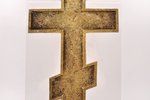 cross, The Crucifixion of Christ, bronze, 2-color enamel, Russia, the beginning of the 20th cent., 3...