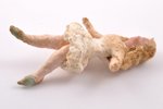 Christmas tree toy, a Girl, cotton wool, the 1st half of the 20th cent., 10.8 cm...