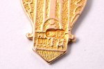 старообрядческий нательный крест, женский, золото, 56 проба, 7.15 г., 1908-1913 г., Российская импер...