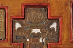 икона, Ставротека, доска, медный сплав, Российская империя, 2-я половина 19-го века, 35.9 x 28.8 x 2...