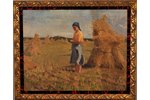 Gurjevs Ivans (1875-1943), Uz lauka, audekls, eļļa, 63x79.5 cm...