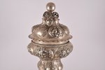 cup, silver, with marble base, 800 standard, 1902 g, (silver weight), silver stamping, h 50.5 cm, Ge...