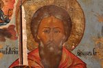 ikona, Svētais Lielmoceklis Teodors Stratilats, dēlis, gleznojums, Krievijas impērija, 35.4 x 31 x 2...