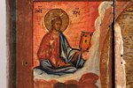 икона, Великомученик Феодор Стратилат, доска, живопиcь, Российская империя, 35.4 x 31 x 2.1 см...