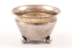 saltcellar, silver, 84 standard, 16.90 g, Ø 4.9 cm, by Artemy Blohin, 1908-1917, Kostroma, Russia...
