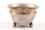 saltcellar, silver, 84 standard, 16.90 g, Ø 4.9 cm, by Artemy Blohin, 1908-1917, Kostroma, Russia...