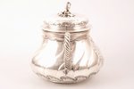 sugar-bowl, silver, 950 standart, the 2nd half of the 19th cent., 525.80 g, Ouizille Lemcine, France...