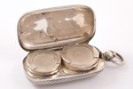 coin holder, silver, 800 standard, 28.45 g, niello enamel, 5.9 x 2.9 x 1.5 cm, the beginning of the...