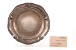 тарелка, серебро, 826 проба, 294.15 г, Ø 20.5 см, 1915 г., Дания...