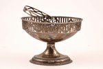 candy-bowl, silver, 1796, 302.05 g, h (without handle) 12 cm...