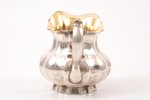 cream jug, silver, 84 standard, 143.70 g, gilding, 9.5 cm, 1864, St. Petersburg, Russia...