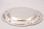 platter, silver, 950 standard, 1030 g, 34 x 32.5 cm, the 2nd half of the 19th cent., France...
