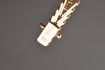 sieviešu rokas pulkstenis, futlārī, "Omega", Šveice, 20.gs. 70tie gadi, zelts, 585 prove, (kopējs) 2...