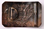 Russian Empire Soldier's Buckle, brass, Russia, beginning of 20th cent., 80.7 x 54 mm...