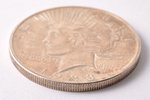 1 dolārs, 1923 g., sudrabs, ASV, 26.80 g, Ø 38.2 mm, XF...