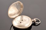 kabatas pulkstenis, "Qte Boutte", Šveice, 18. un 19. gadsimtu robeža, sudrabs, 84, 875 prove, (kopēj...