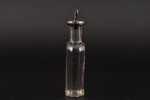 bottle, silver, with coat of arms of the Russian Empire, 84 standard, 7.80 g, (lid), 10.6 cm, Russia...