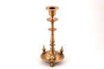 candlestick, "Alenchikov and Zimin" factory, 1st grade, brass, Russia, the border of the 19th and th...