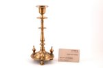candlestick, "Alenchikov and Zimin" factory, 1st grade, brass, Russia, the border of the 19th and th...