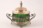 sugar-bowl, Art Nouveau, Plewkiewicz, Warszawa, Russia, Kingdom of Poland, the beginning of the 20th...