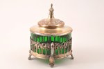 sugar-bowl, Art Nouveau, Plewkiewicz, Warszawa, Russia, Kingdom of Poland, the beginning of the 20th...