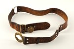 scout belt, LSCO, Latvia, the 30ties of 20th cent., length 88 cm...