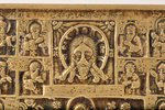 icon, the Holy Martyr Demetrius of Salonica killing the Bulgarian Tsar Kaloyan, copper alloy, Russia...