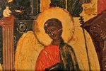 ikona, Ābrahama viesmīlība - Vecās Derības Svētā Trīsvienība ar priekšāstāvošiem, dēlis, gleznojums,...