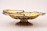 candy-bowl, silver, 84 standard, 757.85 g, gilding, 29 x 23 cm, h (with handle) = 21.7 cm, by Adolf...