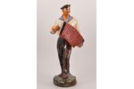 figurine, Sailor, ceramics, Riga (Latvia), USSR, sculpture's work, by Prokopy Dobrynin, the 50ies of...