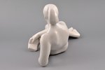 figurine, On the beach, porcelain, Riga (Latvia), USSR, Riga porcelain factory, molder - V.Petrov, t...