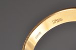 gredzens, (futlārī) ar Latvijas ģerbonis, zelts, emalja, 585 prove, 11.75 g., gredzena izmērs 21.5,...