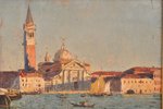 Dubovskoy Nikolay Nikanorovich (1859-1918), The Venice embankment, 1895, carton, oil, 23.6 x 35.4 cm...